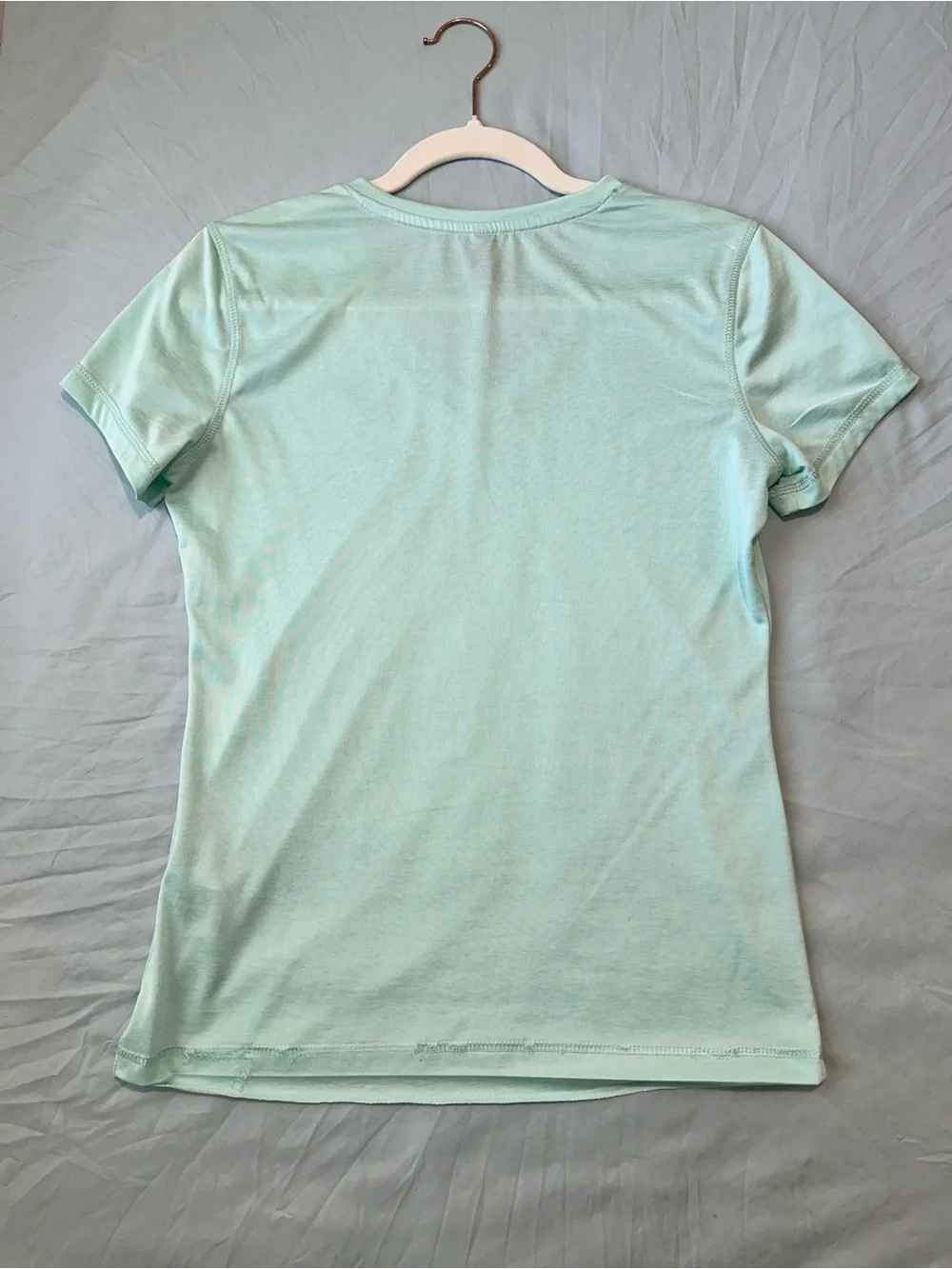 Adidas Golf V-Neck Tee | Size S | Mint/Aqua